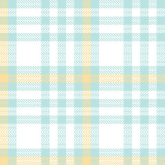 Tartan Plaid Vector Seamless Pattern. Traditional Scottish Checkered Background. Traditional Scottish Woven Fabric. Lumberjack Shirt Flannel Textile. Pattern Tile Swatch Included.