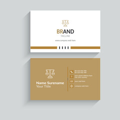 Creative and modern business card template. 