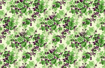 Digital And Textile Design Pattern