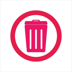 rubbish bin icon