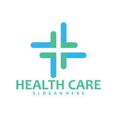 Obraz premium health care and medical logo design vector illustration