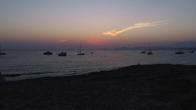 Formentera - Ses Illetes atardecer con drone