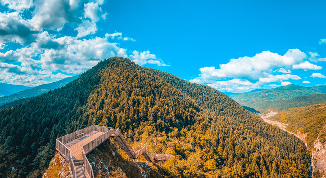 The Valla Canyon in Kure mountains in Kastamonu province, Turkey