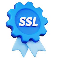 Cyber security icon blue theme