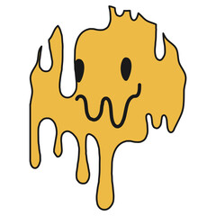 Emoji Melting Illustration