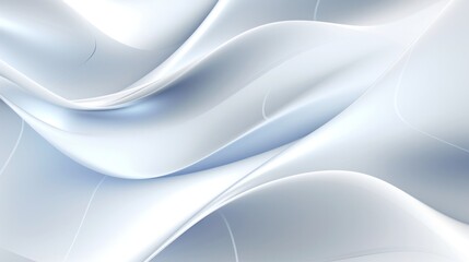 Abstract white wavy background, in the style of precisionist lines and shapes.