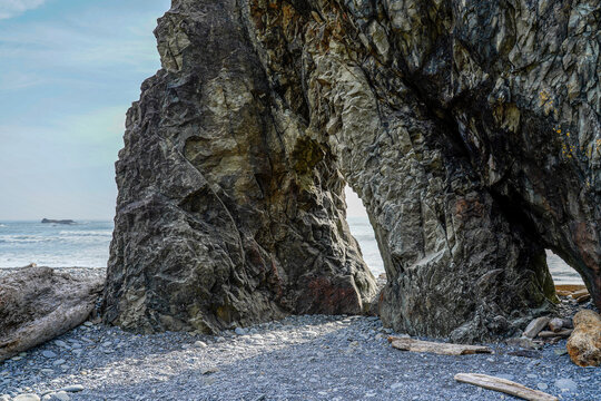Olympic National Park, Washington, USA. Ruby Beach.