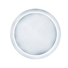 Blue Label, round ,isolated