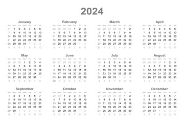 Financial Planning Calendar 2024