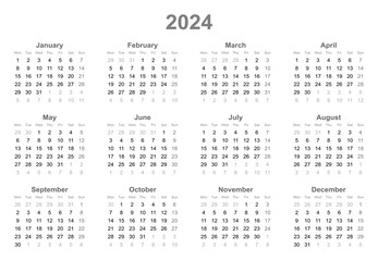 Financial Planning Calendar 2024
