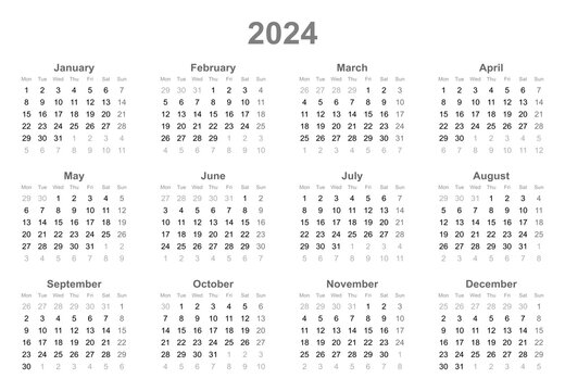 Financial Planning Calendar 2024