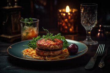 
Gorgeous photo of Rösti, Grilled sausages, or bacon mix