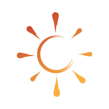 Creative Sun Logo Design Template
