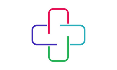 Medical logo, cross logo, medical center logo, health symbols	