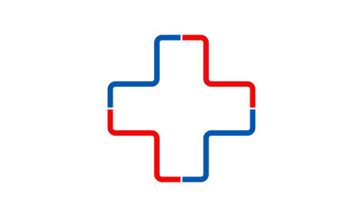Medical logo, cross logo, medical center logo, health symbols	