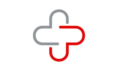 Obraz premium Medical logo, cross logo, medical center logo, health symbols 