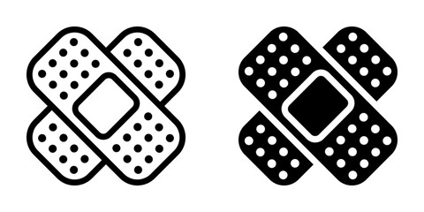 Adhesive plaster icon. sign for mobile concept and web design. vector illustration