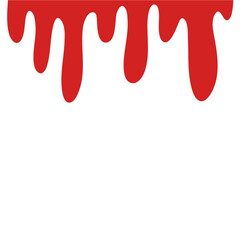 Red Dripping Liquid