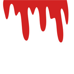 Red Dripping Liquid
