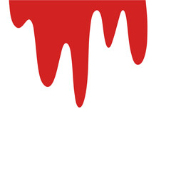 Red Dripping Liquid