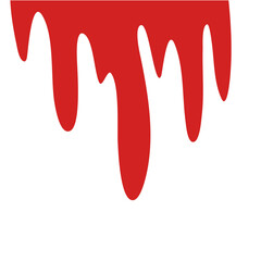 Red Dripping Liquid