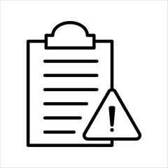 File error icon. Access failure. Data destruction and corruption. Storage issue. vector illustration on white background. EPS 10