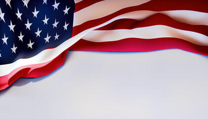 patriotic background flag on a background