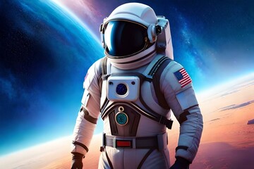astronaut in space AI GENRATED