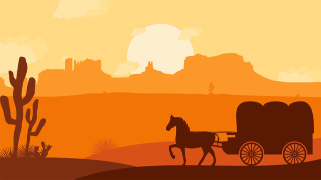 pioneer day background vector illustration