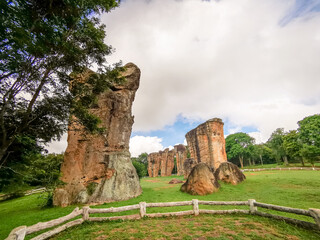 Mor Hin Khao, the stone henge of Thailand at Phu Laenkha National Park, Chaiyaphum province.
