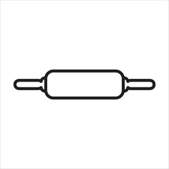 rolling pin icon simple design art eps 10