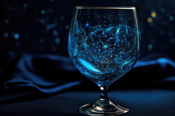 The Glass of Stars: AI-Generated