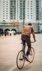 person riding a bike real life sport 