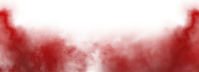 Smoke misty fog on isolated Texture overlays. Design element.