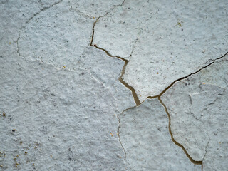 Structure of an old cracked wall. Background of the old wall.