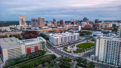 Central business district in Orlando downtown, Florida, Orlando  is the 23rd largest metropolitan...