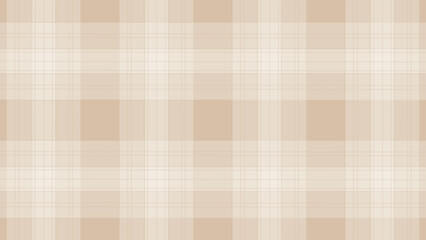 Beige and white plaid fabric texture