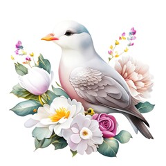 polar bear watercolor clipart