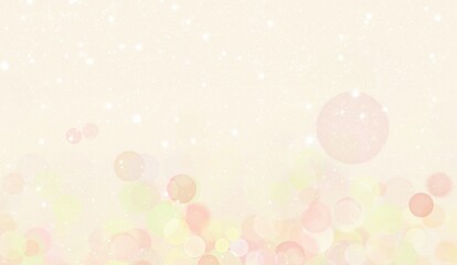 Abstract Blurry  Cream Color For Background, Blur White Bokeh Light Outdor Celebration