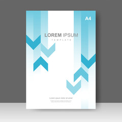 Book cover design modern. Annual report. Brochure template, catalog. Simple Flyer promotion. magazine. Vector illustration
