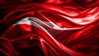 Obraz premium Passion and love celebrate in vibrant red generated by AI