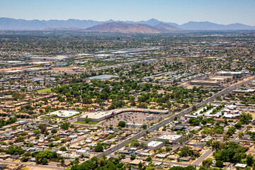 Northwest Mesa, Arizona aerial viewed NE to SW