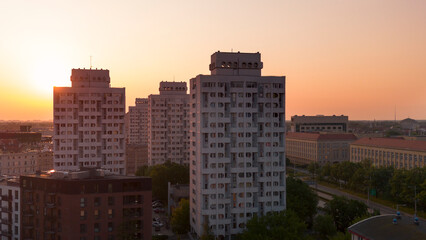 Wroclaw at sunrise, Poland.