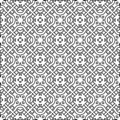 Black and white pattern with abstract shapes. Abstract background. Patterns of the lines.