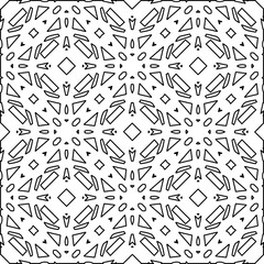 Black and white pattern with abstract shapes. Abstract background. Patterns of the lines.