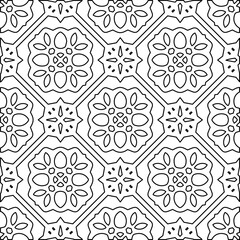 Black and white pattern with abstract shapes. Abstract background. Patterns of the lines.