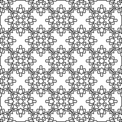 Black and white pattern with abstract shapes. Abstract background. Patterns of the lines.