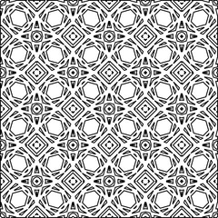 Black and white pattern with abstract shapes. Abstract background. Patterns of the lines.