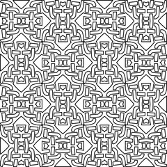 Black and white pattern with abstract shapes. Abstract background. Patterns of the lines.