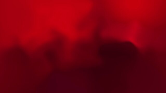 Smooth red gradient mesh abstract motion background. Seamless loop